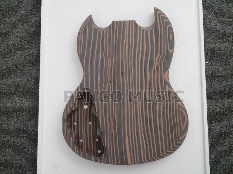 SG Style All Zebrawood DIY Electric Guitar Kit (PSG-529)