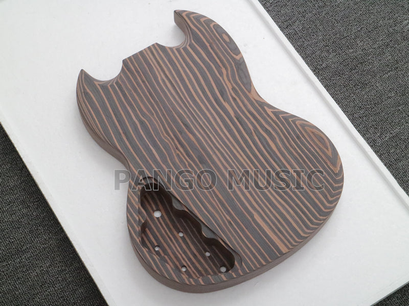 SG Style All Zebrawood DIY Electric Guitar Kit (PSG-529)