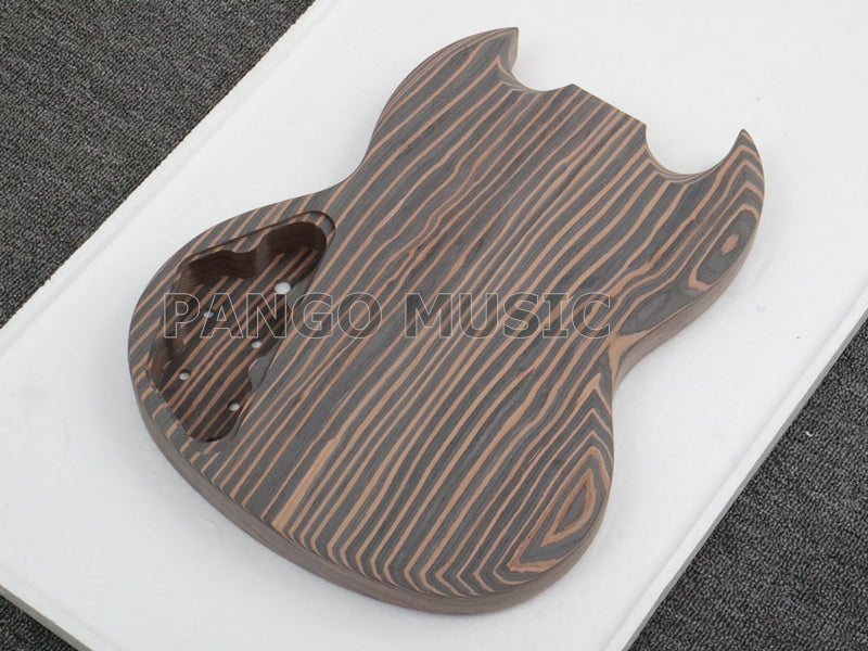 SG Style All Zebrawood DIY Electric Guitar Kit (PSG-529)