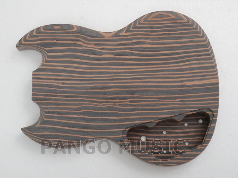 SG Style All Zebrawood DIY Electric Guitar Kit (PSG-529)