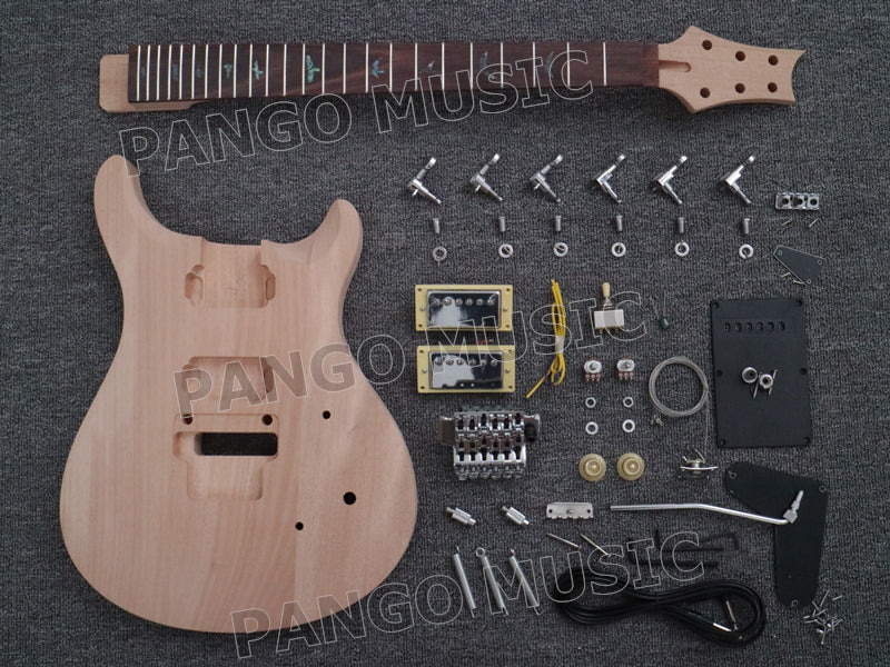 PRS Style DIY Electric Guitar Kit of PANGO Music (PRS-722F, Fast Shipping, Tariff-free)
