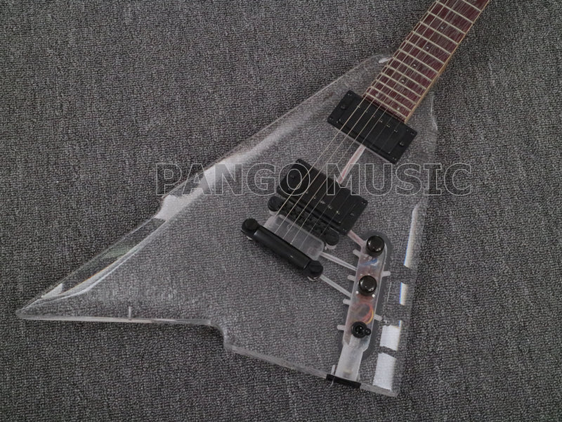 V style Acrylic Body Electric Guitar (PAG-022)