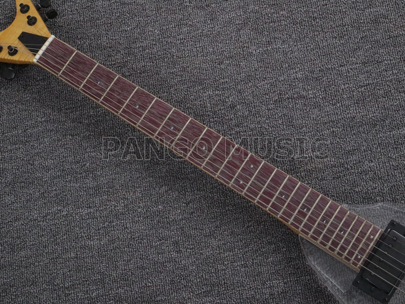 V style Acrylic Body Electric Guitar (PAG-022)