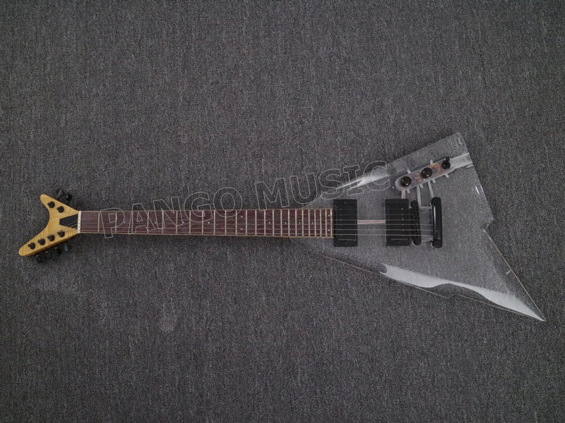 V style Acrylic Body Electric Guitar (PAG-022)