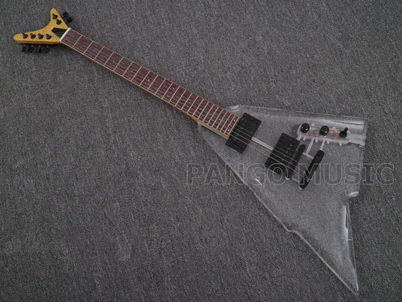 V style Acrylic Body Electric Guitar (PAG-022)