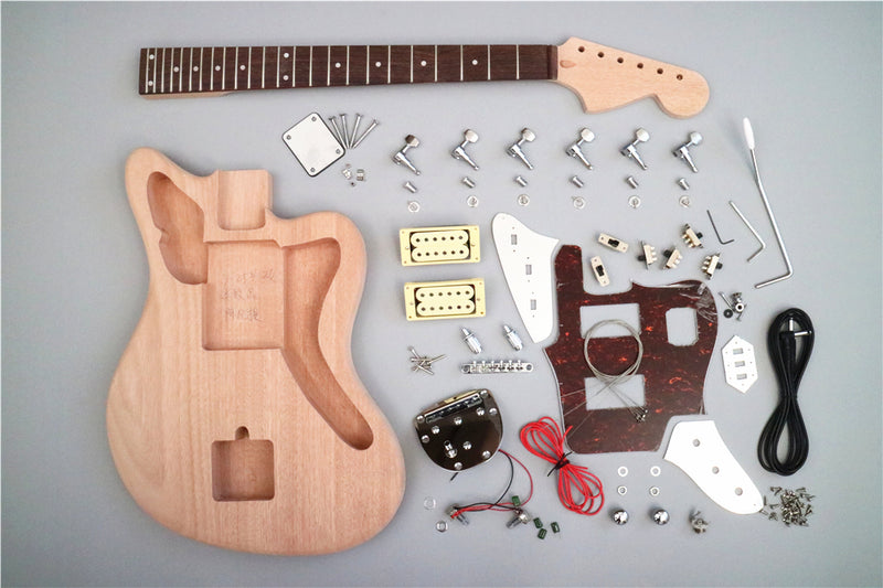 Jaguar Style 24 Frets DIY Electric Guitar Kit (PJG-729)