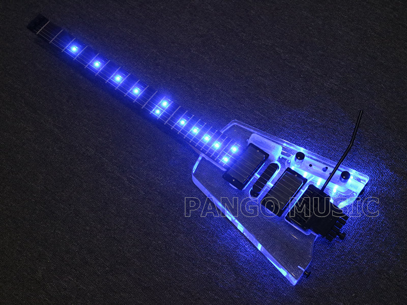 Headless style Acrylic Body Electric Guitar (PAG-021)