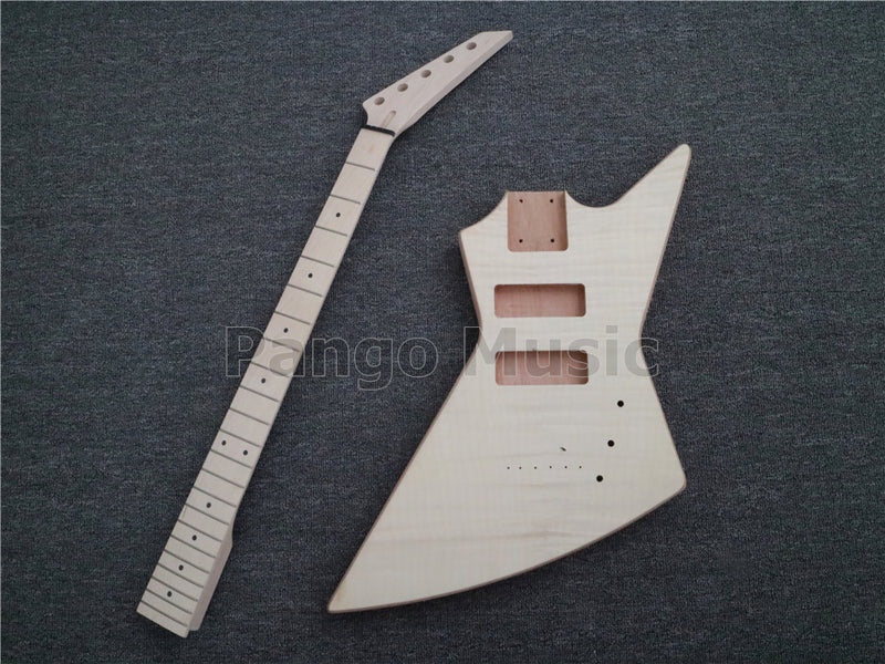 5 Strings Explorer Style DIY Electric Bass Guitar Kit (PEX-923)