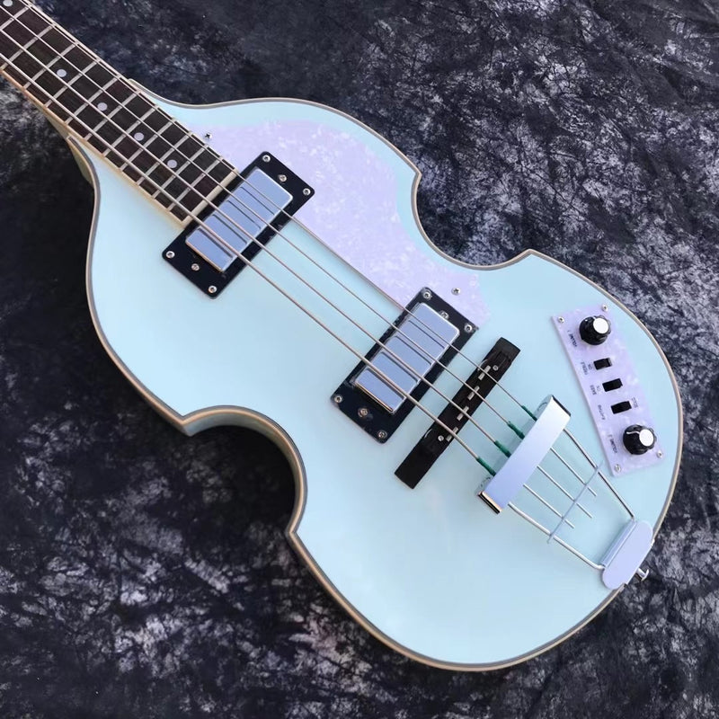 PANGO Music 4-String Semi-Hollow Body Electric Bass Guitar (YMZ-092)