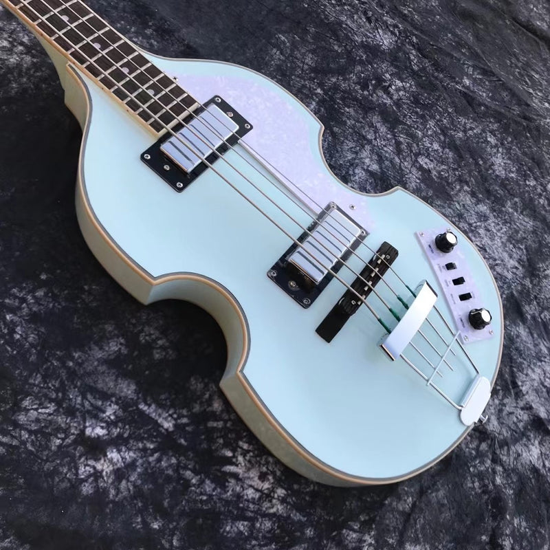 PANGO Music 4-String Semi-Hollow Body Electric Bass Guitar (YMZ-092)
