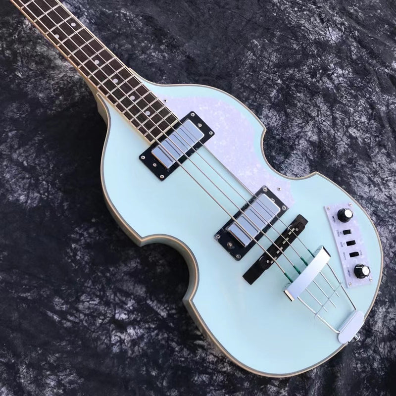 PANGO Music 4-String Semi-Hollow Body Electric Bass Guitar (YMZ-092)