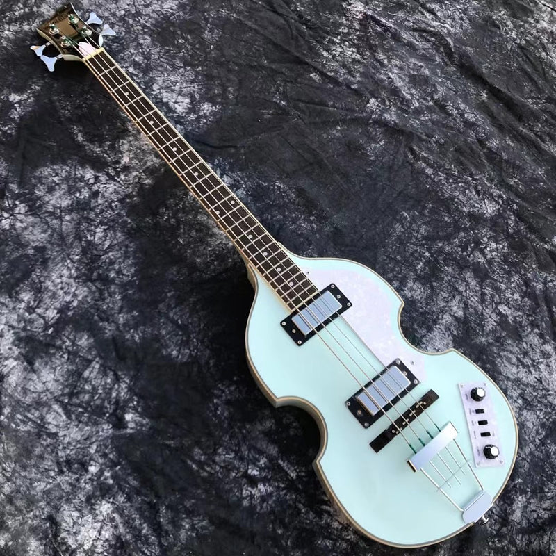 PANGO Music 4-String Semi-Hollow Body Electric Bass Guitar (YMZ-092)