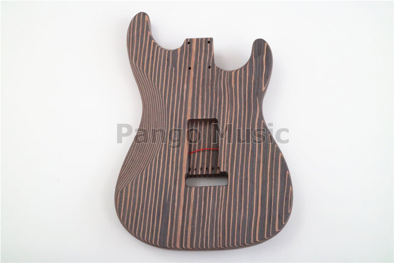 Pre-Sale Left-Handed ST-Style All Zebrawood DIY Electric Guitar Kit (PST-528)