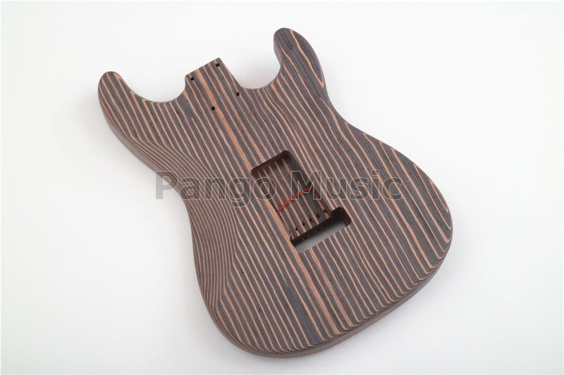 Pre-Sale Left-Handed ST-Style All Zebrawood DIY Electric Guitar Kit (PST-528)
