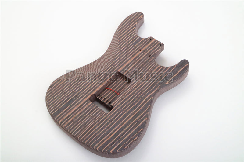Pre-Sale Left-Handed ST-Style All Zebrawood DIY Electric Guitar Kit (PST-528)