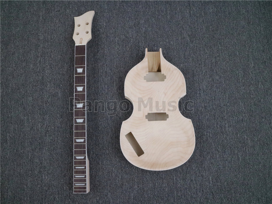 Hollow Body 4 Strings Left Hand DIY Electric Bass Guitar Kit (PVB-099)