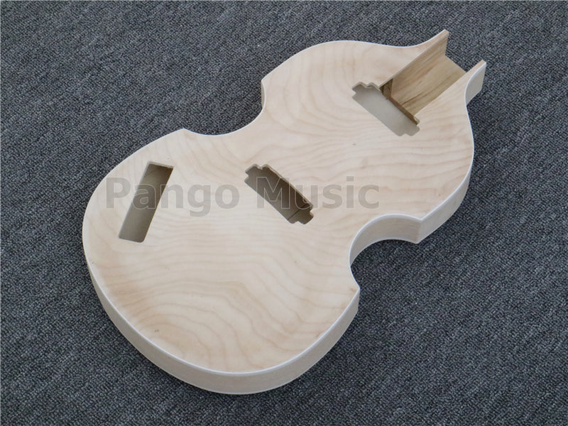 4-String Left-Handed Hollow Body DIY Electric Bass Guitar Kit (PVB-099)
