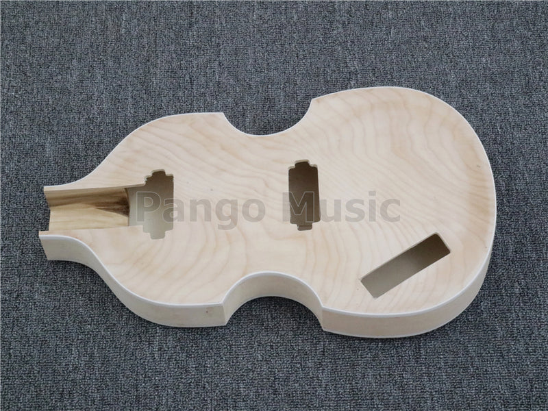 4-String Left-Handed Hollow Body DIY Electric Bass Guitar Kit (PVB-099)