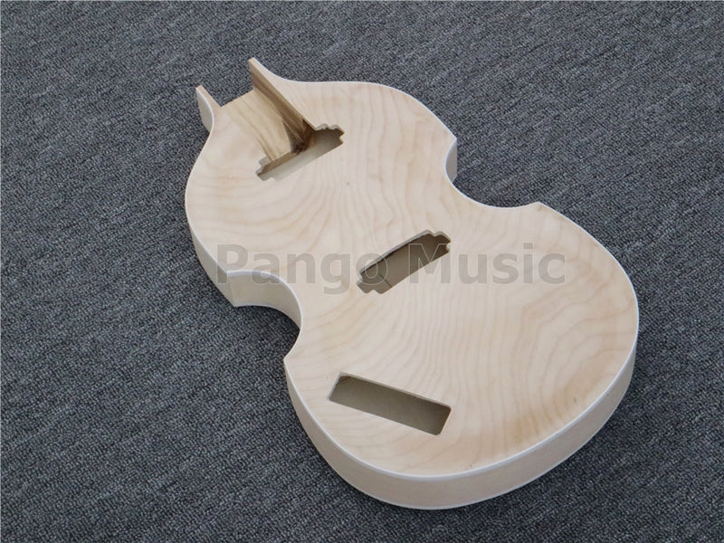 4-String Left-Handed Hollow Body DIY Electric Bass Guitar Kit (PVB-099)