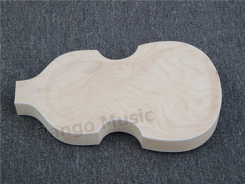 4-String Left-Handed Hollow Body DIY Electric Bass Guitar Kit (PVB-099)