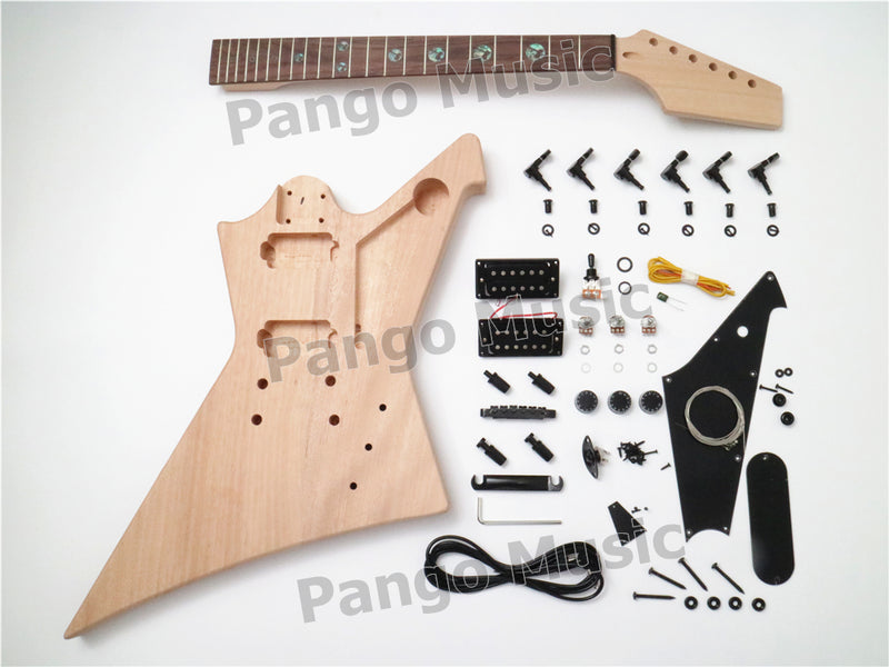 DK Series Explorer Style DIY Electric Guitar Kit (DEX-004B)