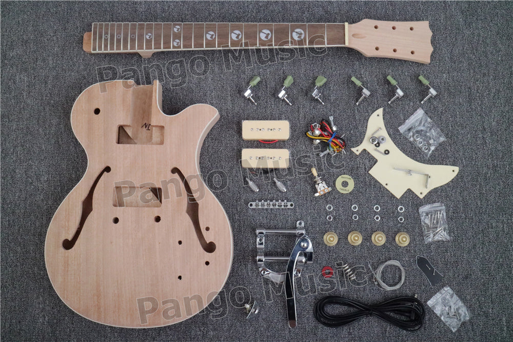 DK Series/ Semi Hollow/ LP Style DIY Electric Guitar Kit (DLP-001A)