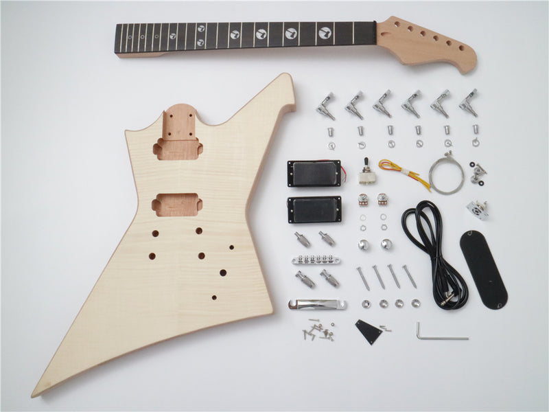 DK Series Explorer Style DIY Electric Guitar Kit (DEX-001A)
