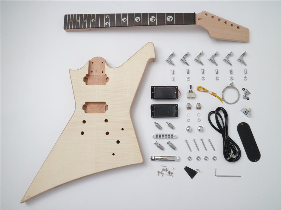 DK Series Explorer Style DIY Electric Guitar Kit (DEX-001B)
