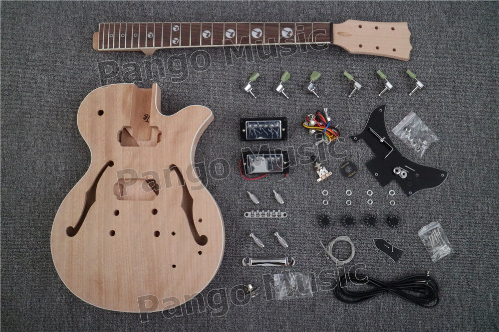 DK Series/ Semi Hollow/ LP Style DIY Electric Guitar Kit (DLP-002A)