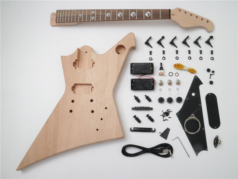 DK Series Explorer Style DIY Electric Guitar Kit (DEX-002A)