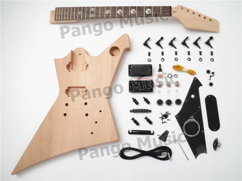 DK Series Explorer Style DIY Electric Guitar Kit (DEX-002B)