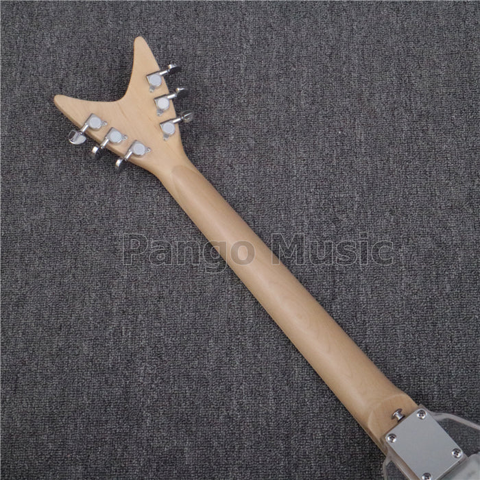 Flying V Style Acrylic Body Electric Guitar (PFV-004)