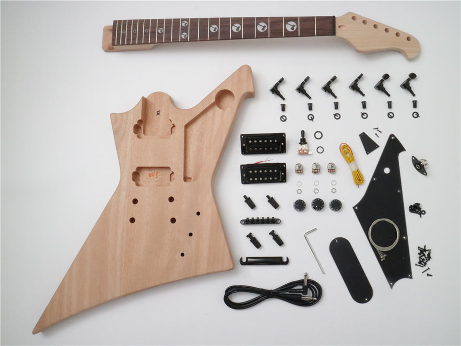 DK Series Explorer Style DIY Electric Guitar Kit (DEX-005A)