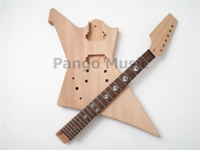 DK Series Explorer Style Left Hand DIY Electric Guitar Kit (DEX-006B)