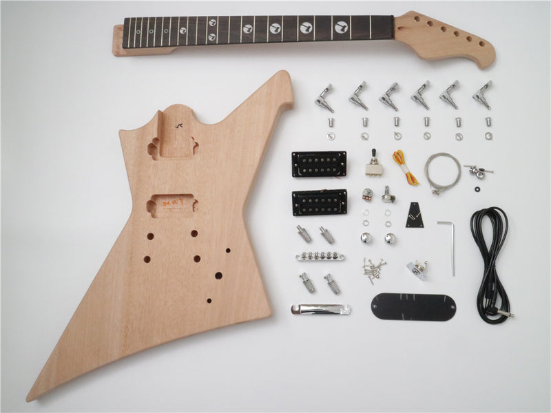 DK Series Explorer Style DIY Electric Guitar Kit (DEX-003A)