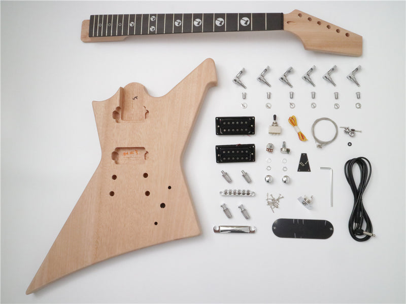 DK Series Explorer Style DIY Electric Guitar Kit (DEX-003B)