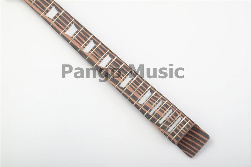 All Zebrawood Explorer Style DIY Electric Guitar Kit (PEX-227)