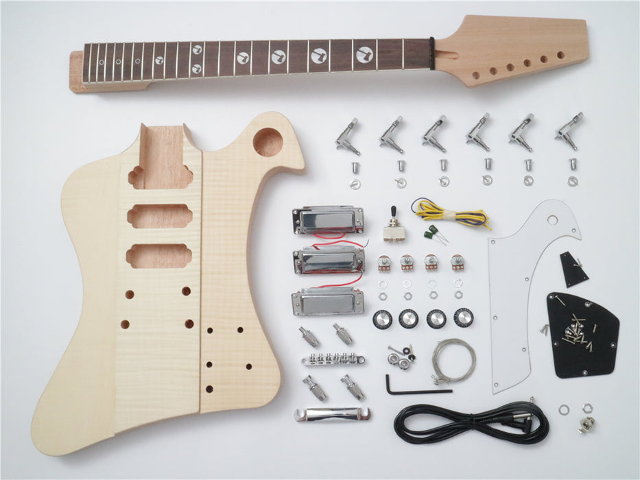 DK Series Firebird Style DIY Electric Guitar Kit (DFB-001B)
