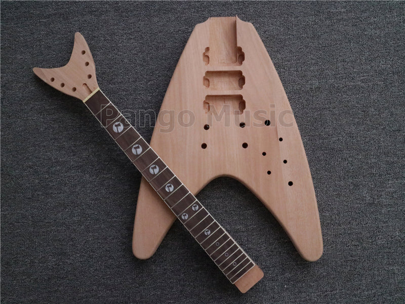 DK Series Flying V Style DIY Electric Guitar Kit (DFV-004A)