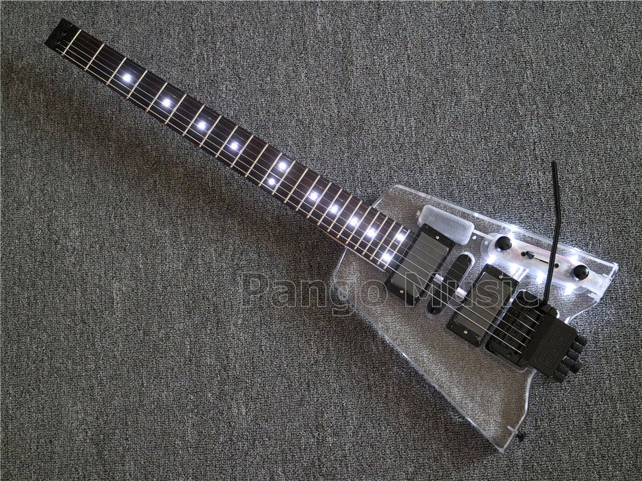 Headless style Acrylic Body Electric Guitar (PAG-026)