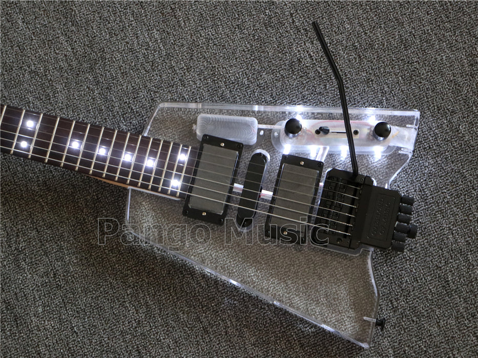 Headless style Acrylic Body Electric Guitar (PAG-026)