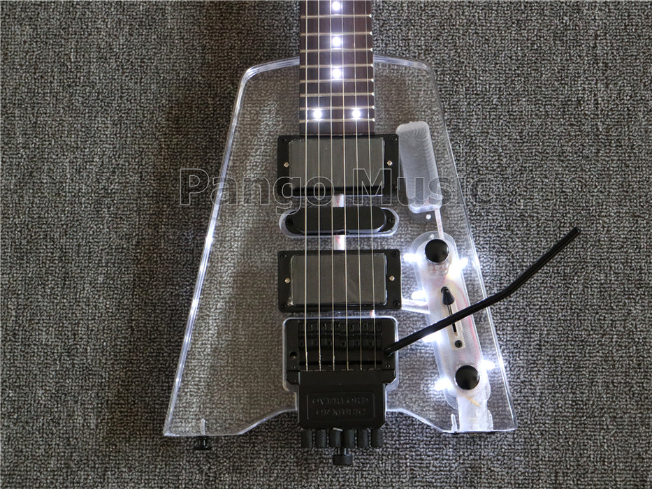 Headless style Acrylic Body Electric Guitar (PAG-026)