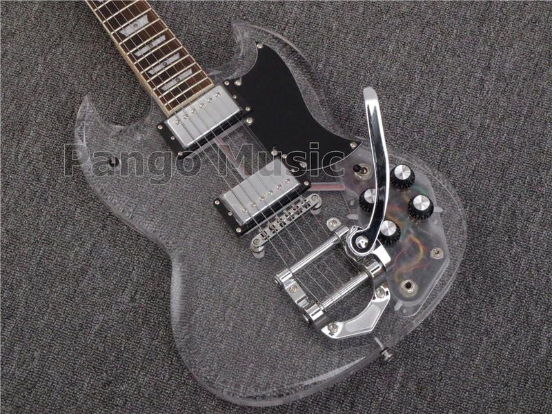 SG style Acrylic Body Electric Guitar (PAG-024)