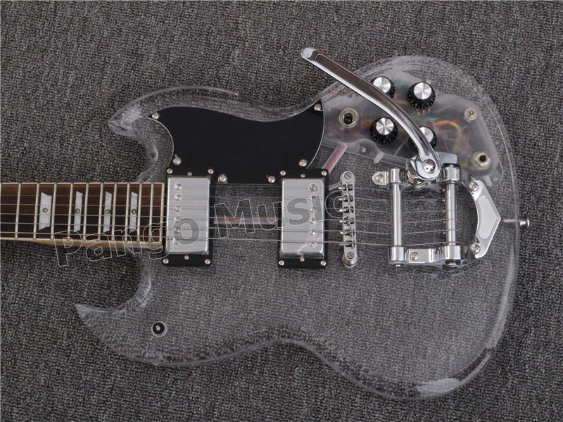 SG style Acrylic Body Electric Guitar (PAG-024)