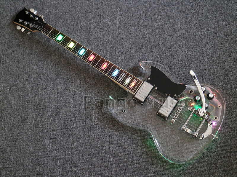 SG style Acrylic Body Electric Guitar (PAG-024)