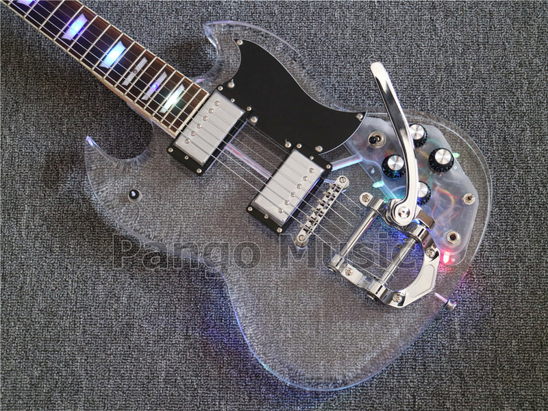 SG style Acrylic Body Electric Guitar (PAG-024)