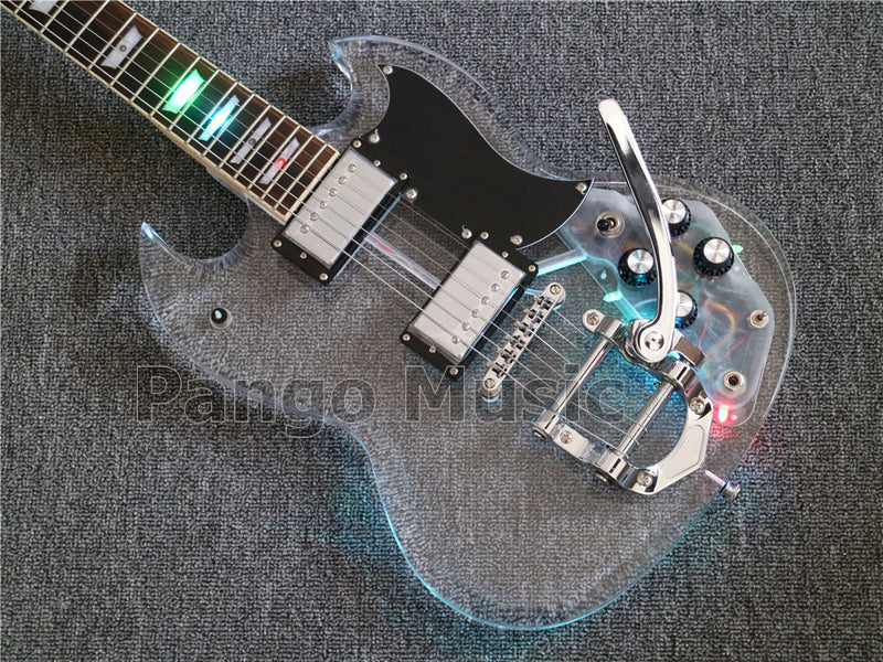 SG style Acrylic Body Electric Guitar (PAG-024)
