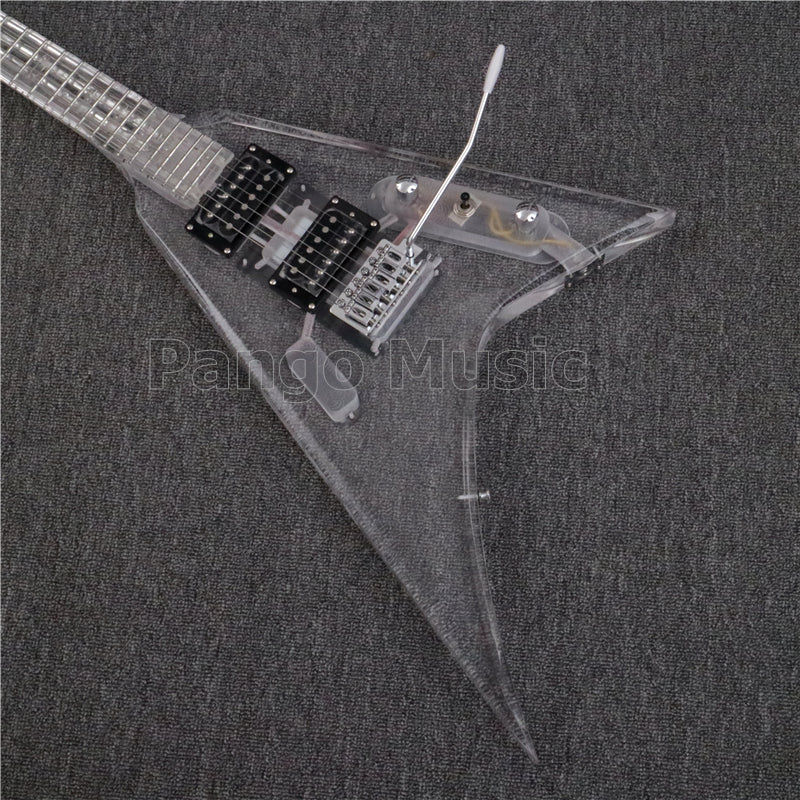 V style All Acrylic Electric Guitar (PAG-028)