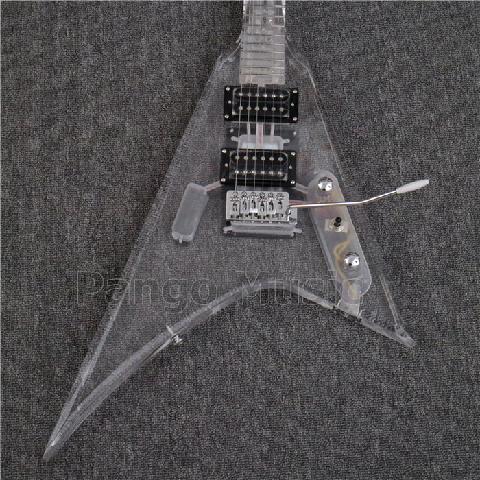 V style All Acrylic Electric Guitar (PAG-028)