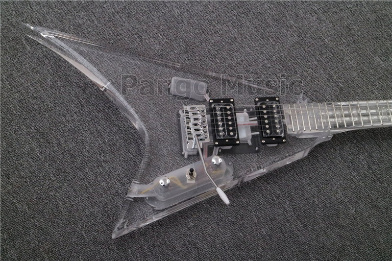 V style All Acrylic Electric Guitar (PAG-028)